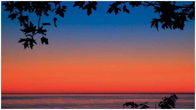 Lesbos Sonnenuntergang